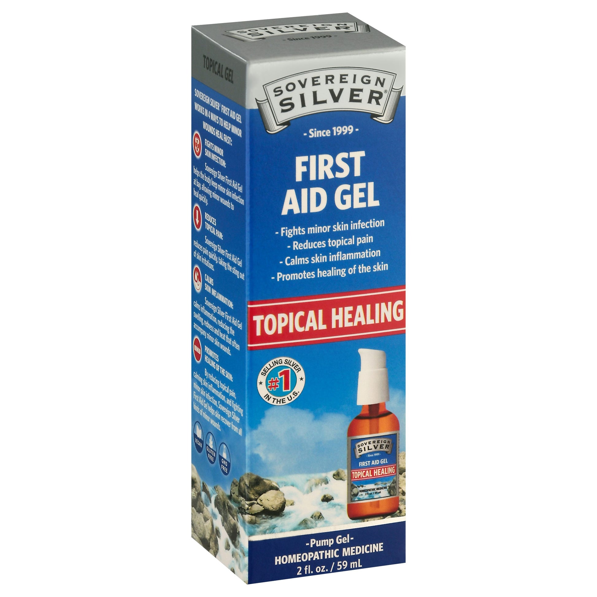 Sovereign Silver Silver First Aid Gel 2 Oz