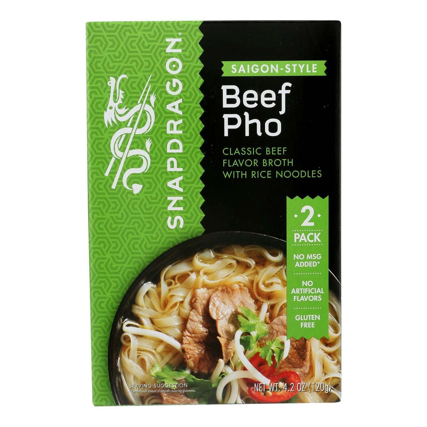 Snapdragon Foods Saigon Style Vietnamese Pho Noodles Gluten Free 4.2 Oz Pack of 6