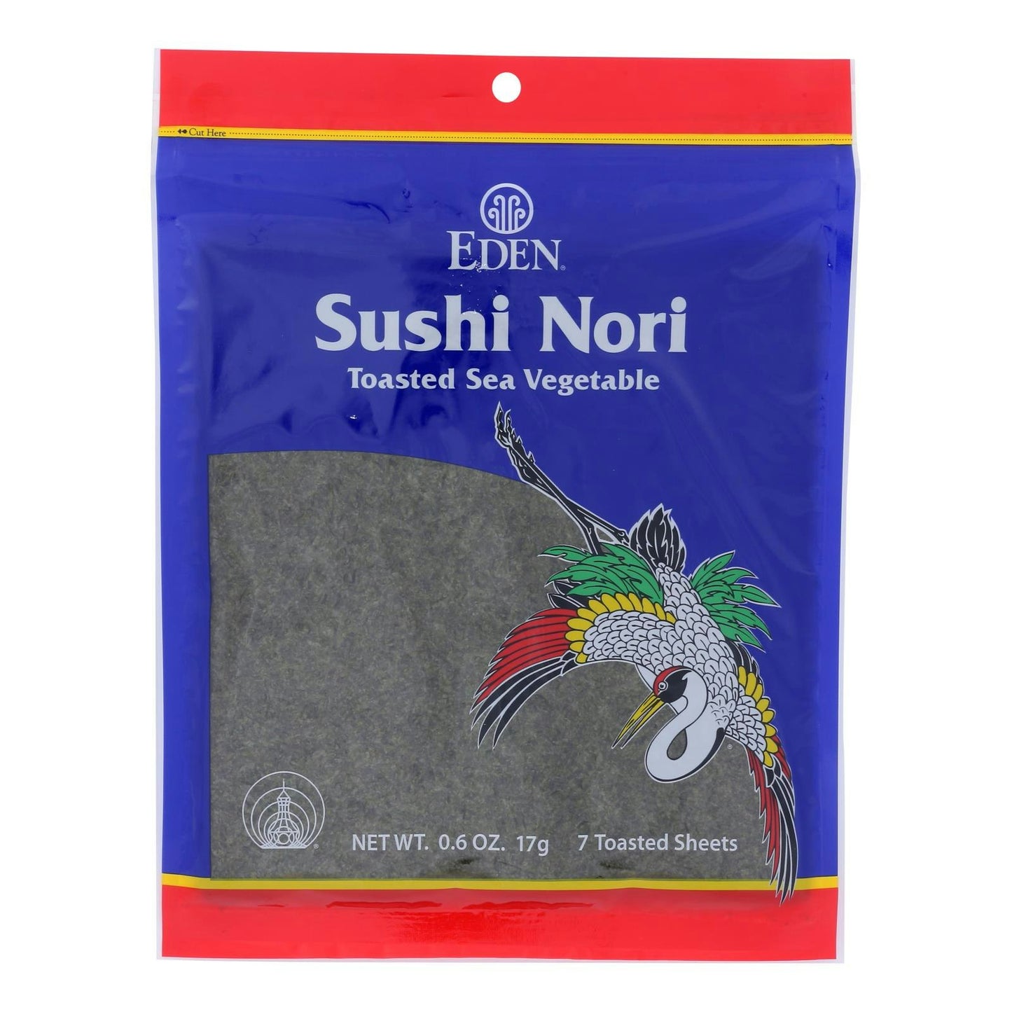 Eden Foods Nori Sushi Toasted 7Sheets 0.6 Oz