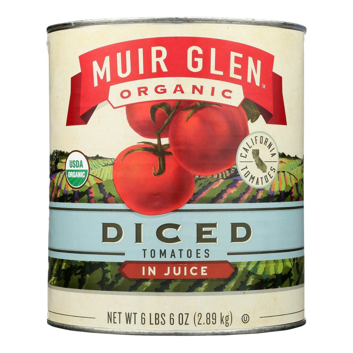 Muir Glen Organic Diced Tomatoes - 102 oz (Pack of 6)