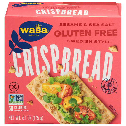 Wasa Crispbread Sesame Gluten Free 6.1 oz (Pack of 10)