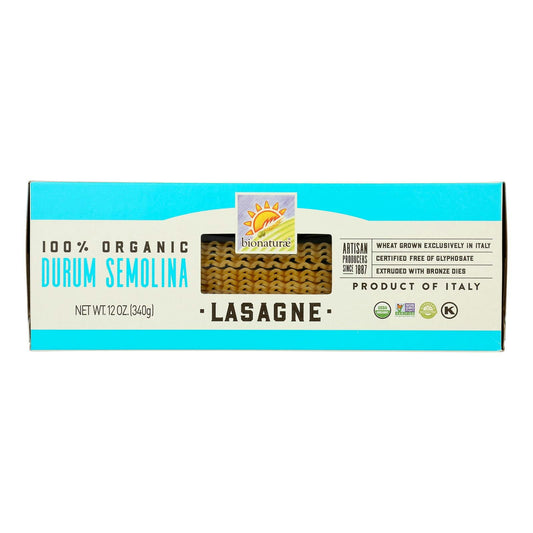 Bionaturae Durum Semolina - Lasagna 12 oz (Pack of 12)