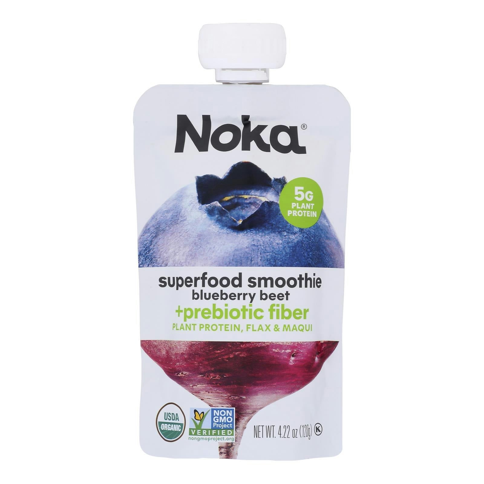 Noka Smoothie Blueberry Beet - 4.22 oz (Pack of 6)