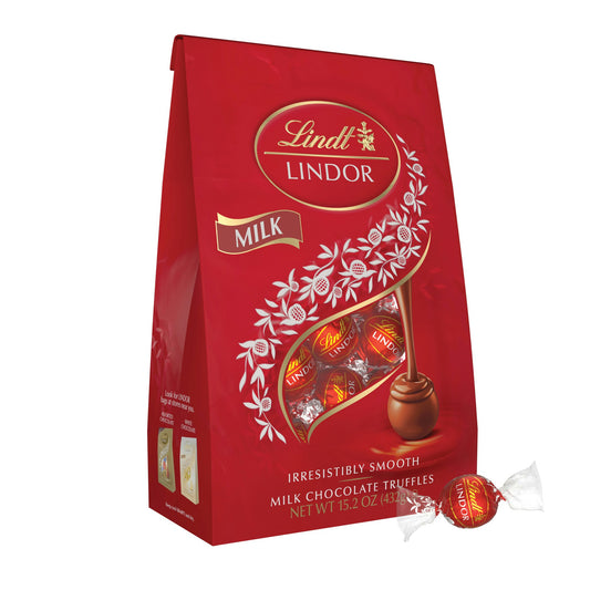 Lindt Truffle Milk Chocolate Bag 15.2 Oz (Pack of 6)