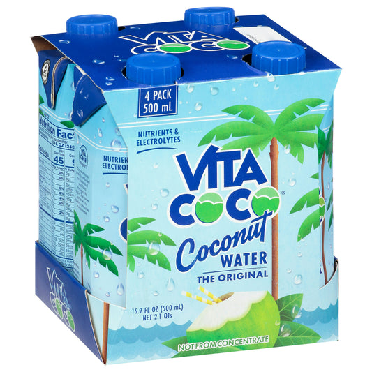 Vita Coco Water Coconut 4 Pack 500 Ml (Pack of 6)