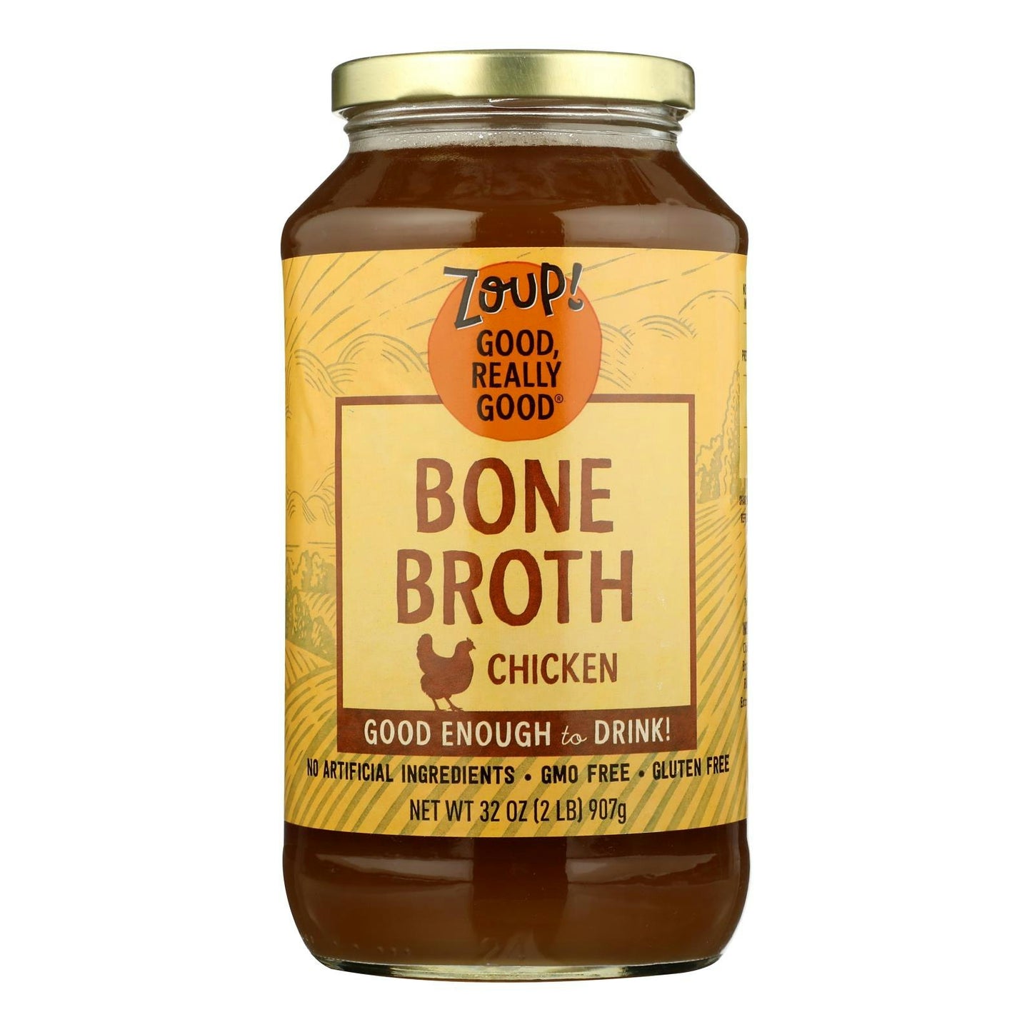 Zoup! Good Really Good - Bone Broth Gluten Free 32 oz (Pack of 6)