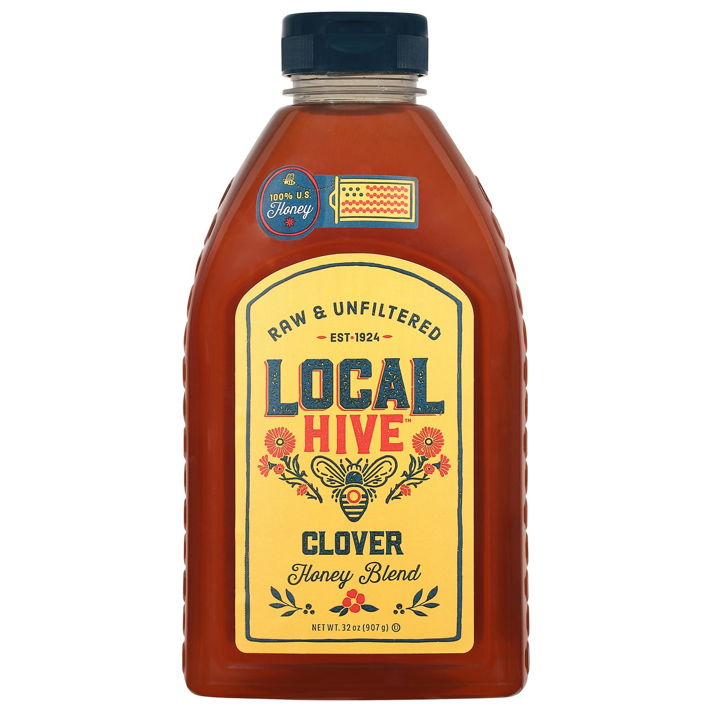 Local Hive Honey Clover 32 Oz Pack of 6