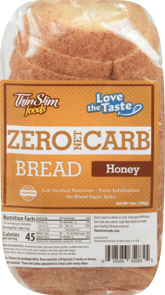 Thinslim Foods Bread Honey Low Carb 14 Oz Pack of 6