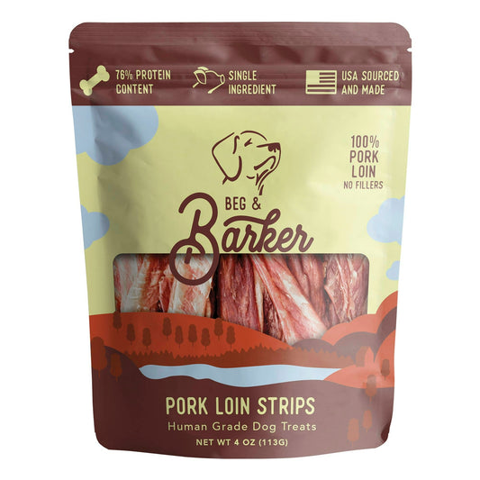 Beg And Barker Treat Dog Pork Loin 4 Oz