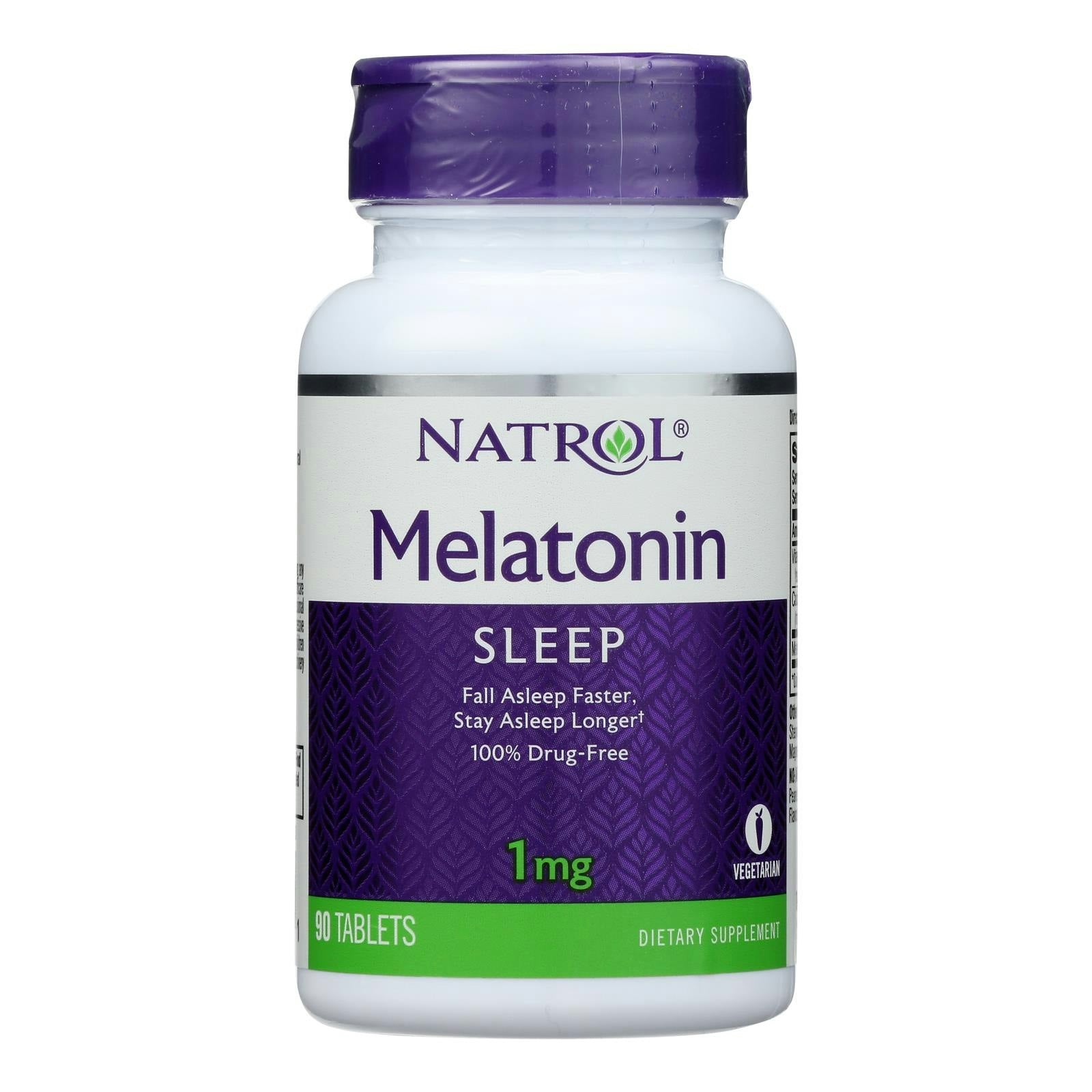 Natrol Melatonin - 1 mg - 90 Tablets