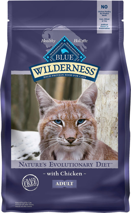 Blue Buffalo Cat Food Adult W Chicken 4 Lb Pack of 4