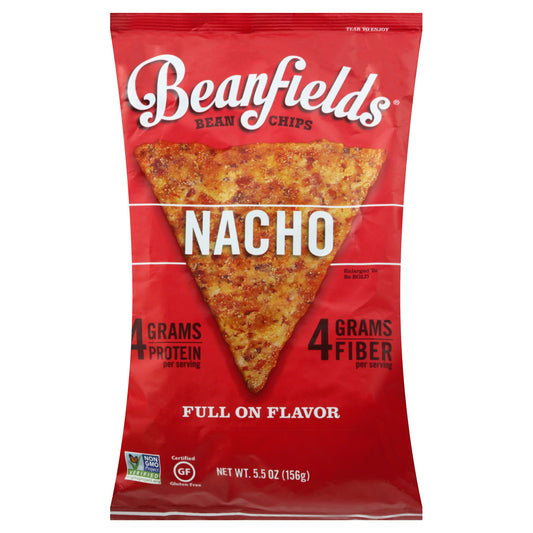 Beanfields Chip Bean&Rice Nacho 5.5 oz (Pack of 6)