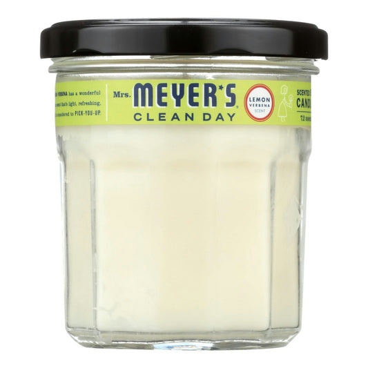 Mrs. Meyer's Clean Day - Soy Candle - Lemon Verbena 7.2 oz (Pack of 6)