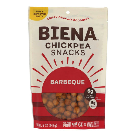 Biena Chickpea Snacks - Barbeque 5 oz (Pack of 8)