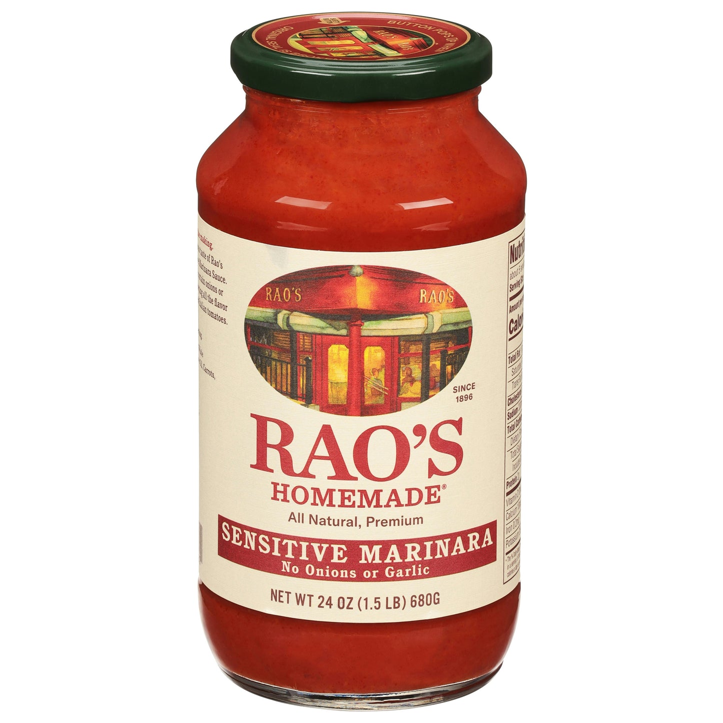 Raos Sauce Marinara Sensitive 24 oz (Pack of 6)