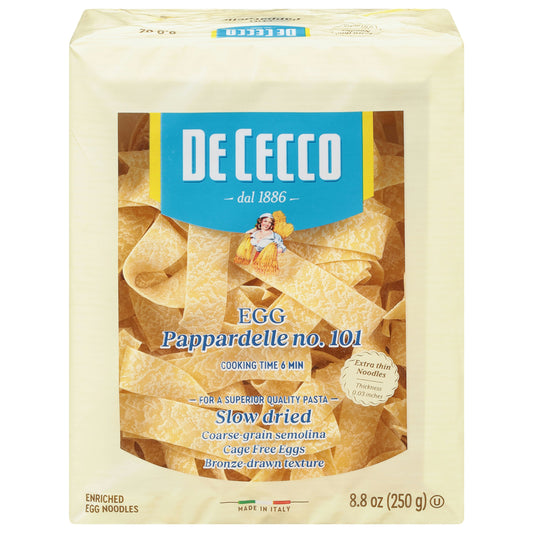 De Cecco Pasta Egg Pappardelle 8.8 Oz Pack of 12