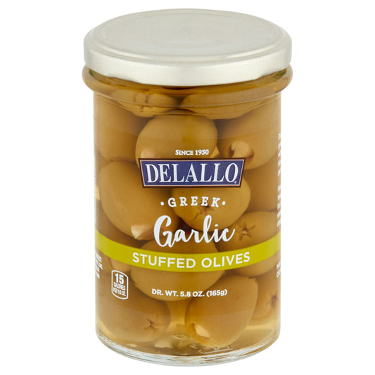 Delallo Olive Garlic Stuffed 5.8 oz (Pack Of 6)