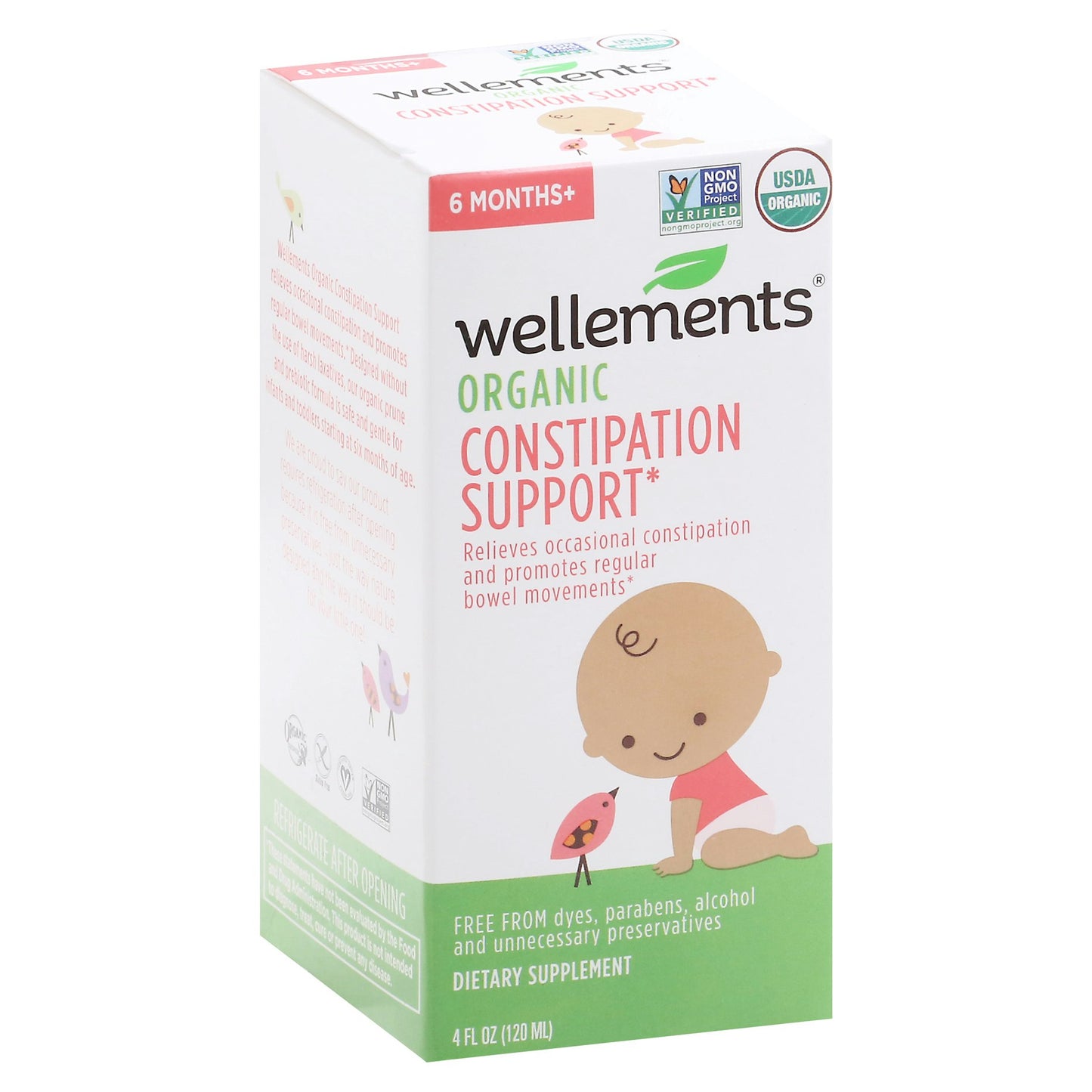 Wellements Kids Constipation Organic 4 Fl oz (Pack of 3)