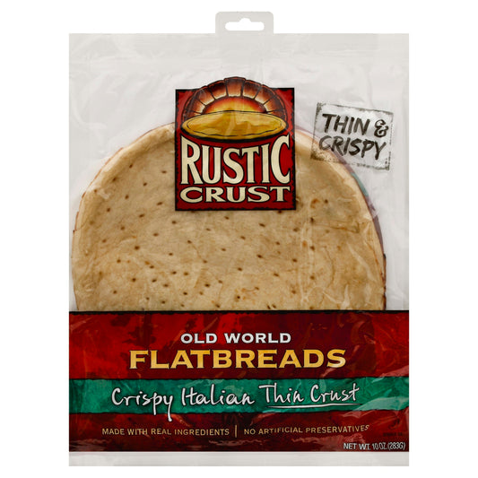 Rustic Crust Pizza Crust 12In Crispy Italian 10 oz (Pack of 8)