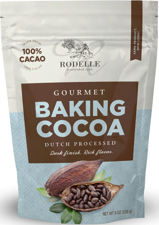 Rodelle Gourmet Baking Cocoa - 8 Ounce (Pack of 6)