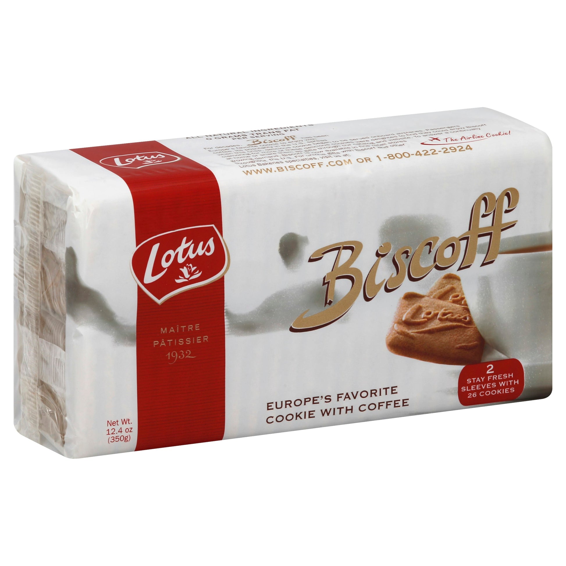 Biscoff Cookie Fresh Pack 12.4 Oz (Pack of 16)