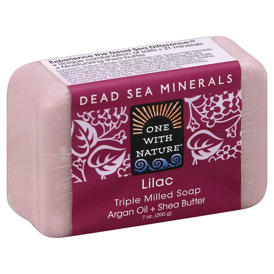 One With Nature Soap Bar Lilac 7 Oz (Pack of 3)