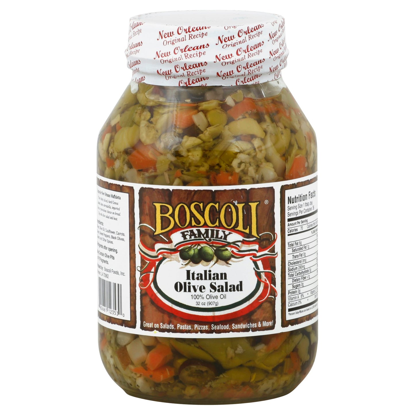 Boscoli Olive Salad 32 Oz (Pack of 6)