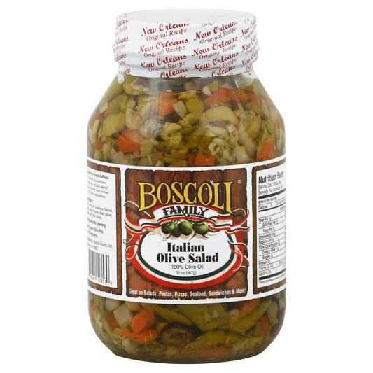 Boscoli Olive Salad 32 Oz (Pack of 6)