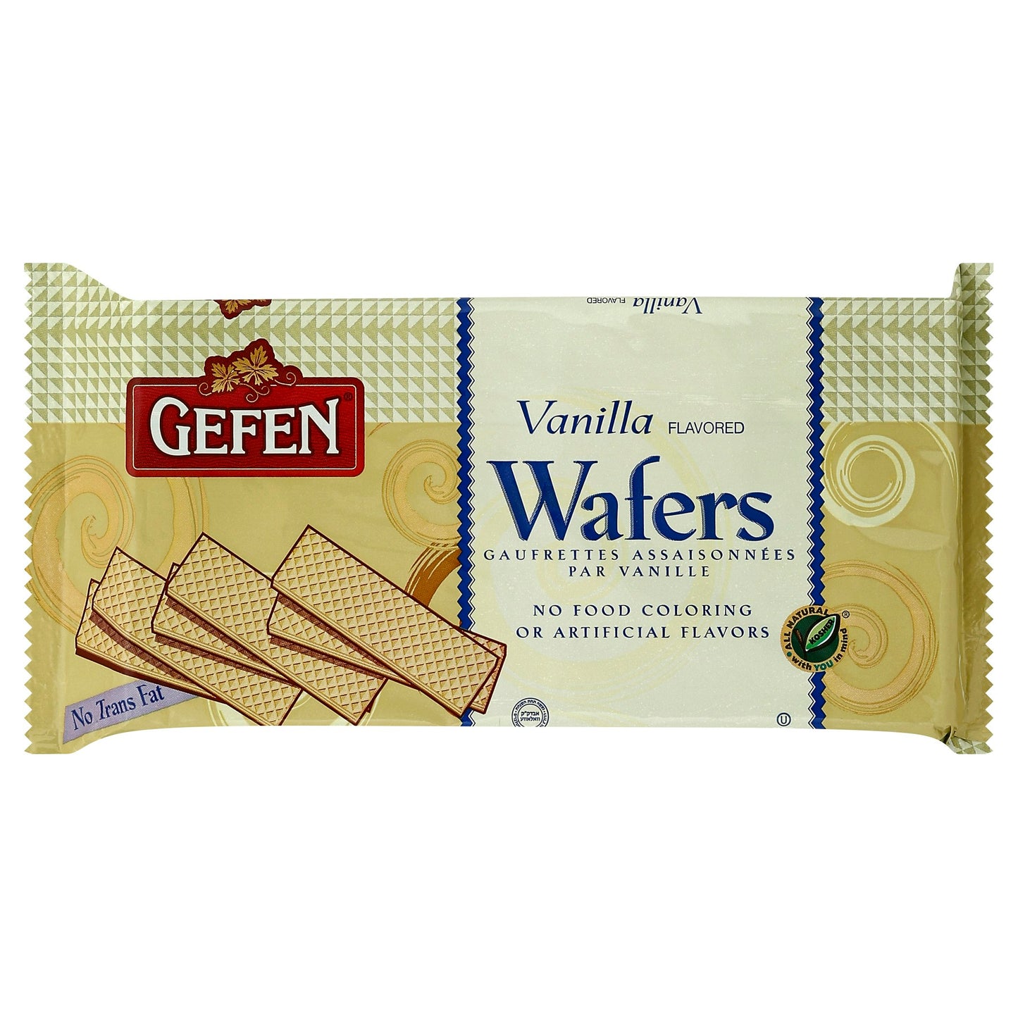 Gefen S/F Wafer Vanilla 14.1 Oz Pack of 12