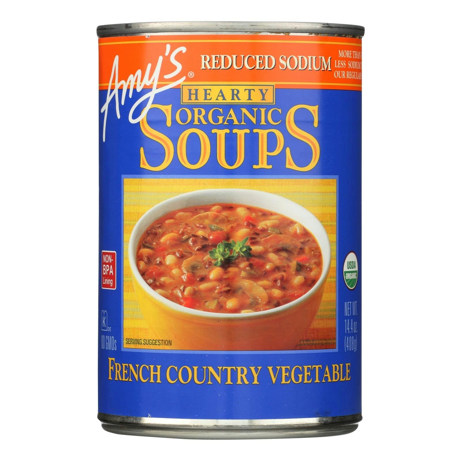 Amy's Hearty French Country Vegetable Soup Organic - 12.4 oz (Pack of 12)