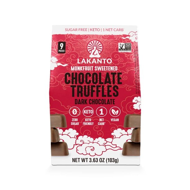 Lakanto - Truffles Keto Dark Chocolate 3.63 oz (Pack of 10)