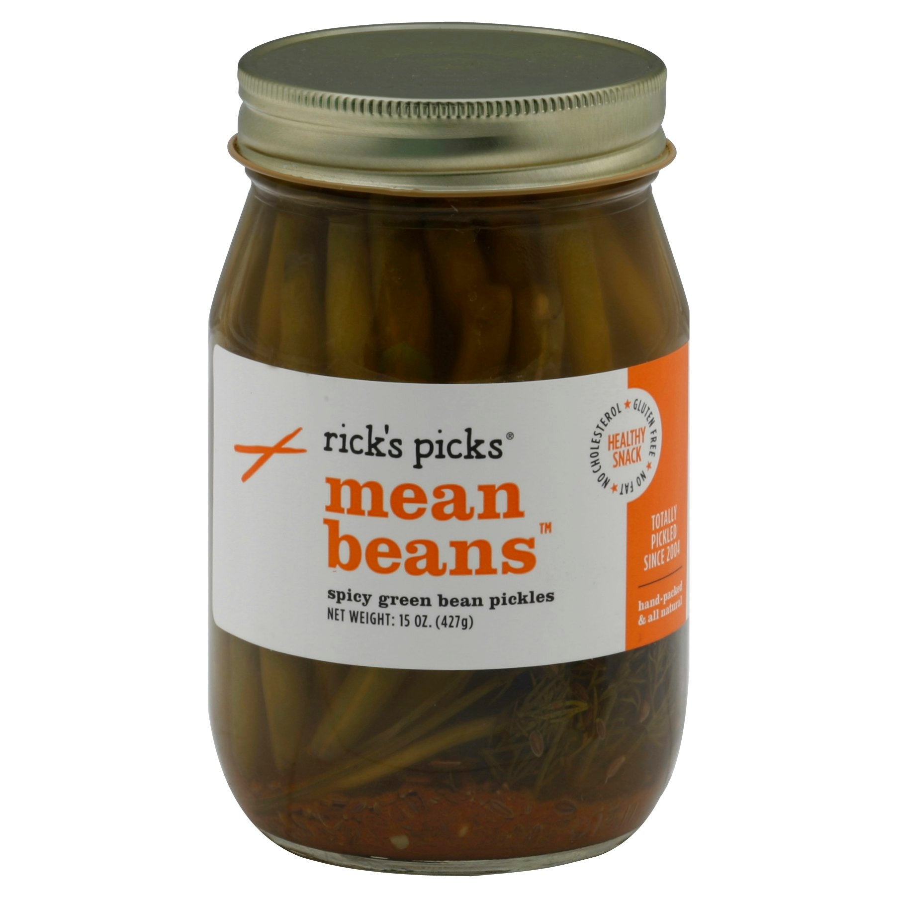 Ricks Picks Green Bean Mean Pickled 15 Oz Pack of 6