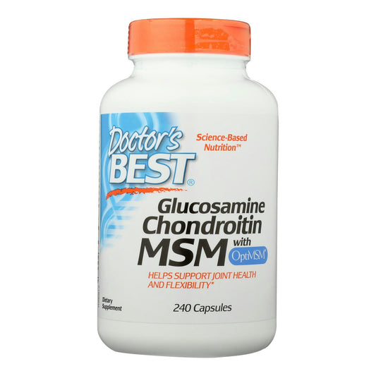 Doctor's Best - Glucosamine Chondroitin MSM - 240 Capsules