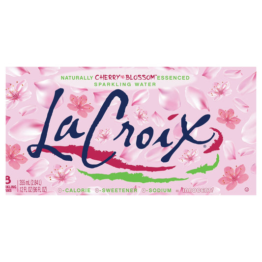 La Croix Water Sparkling Cherry Blossom 96 Fo Pack of 3