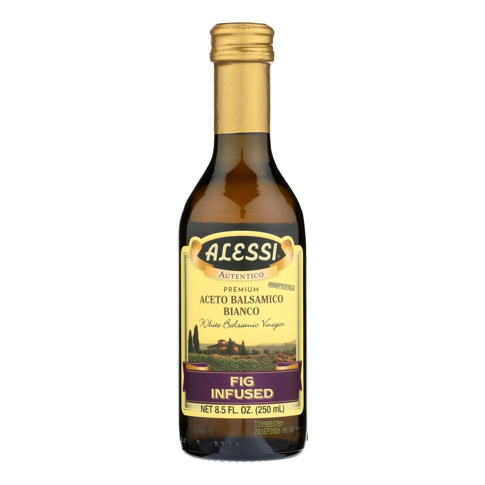 Alessi - Fig Infused Vinegar - White Balsamic 8.5 fl oz (Pack of 6)