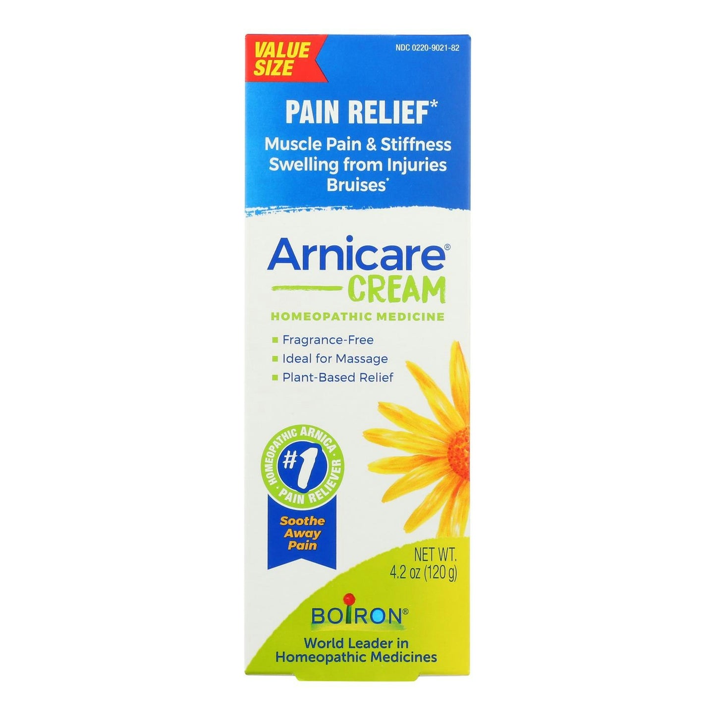 Boiron Arnicare Cream Value Size 4.2 oz (Pack of 3)