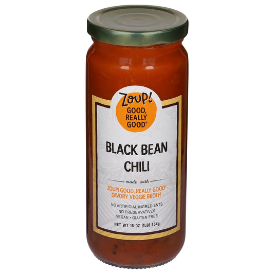 Zoup Good Really Chili Bean Black 16 Oz (Pack of 6)