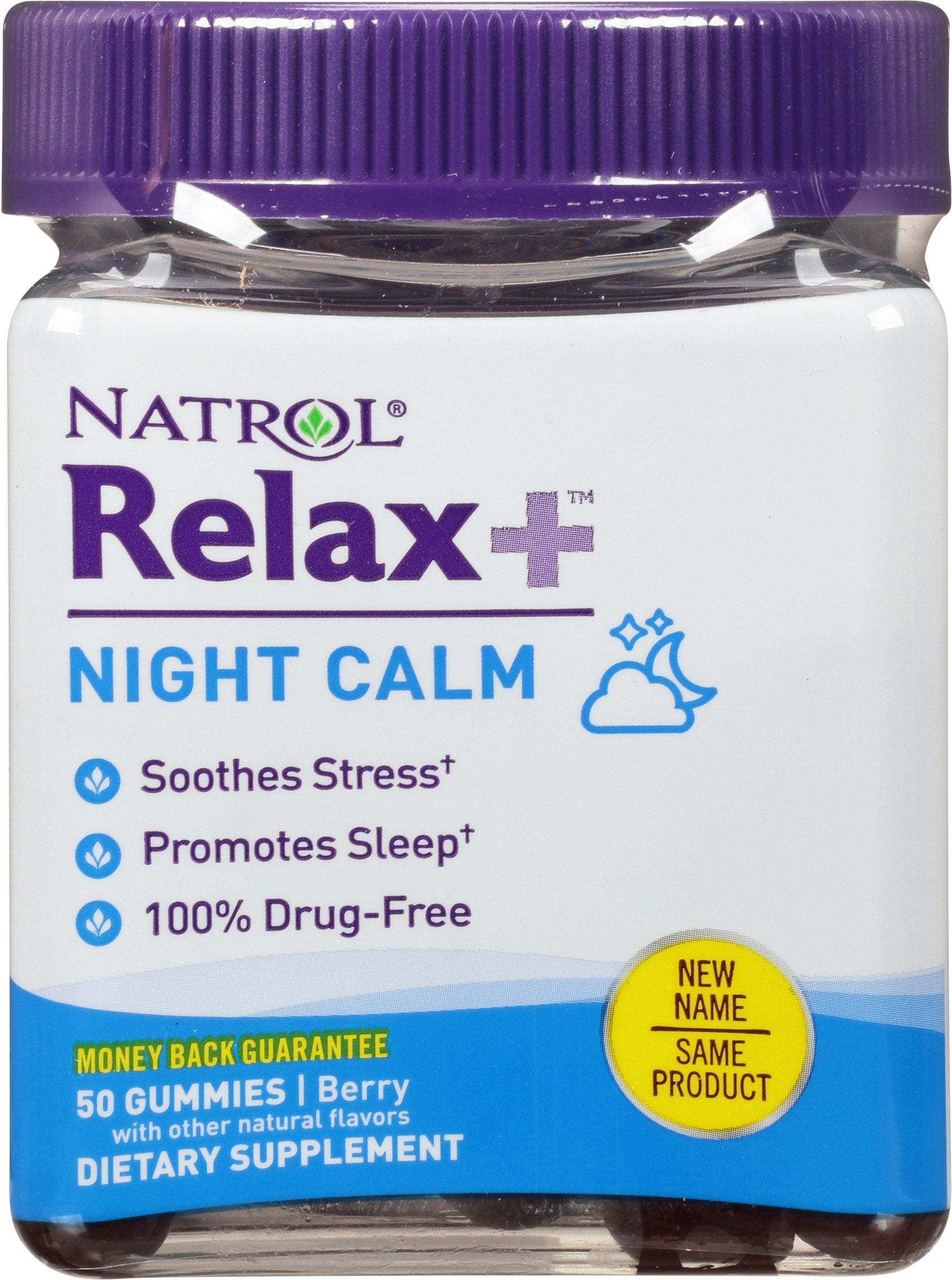 Natrol Relax Plus Night Calm 50 Gummies