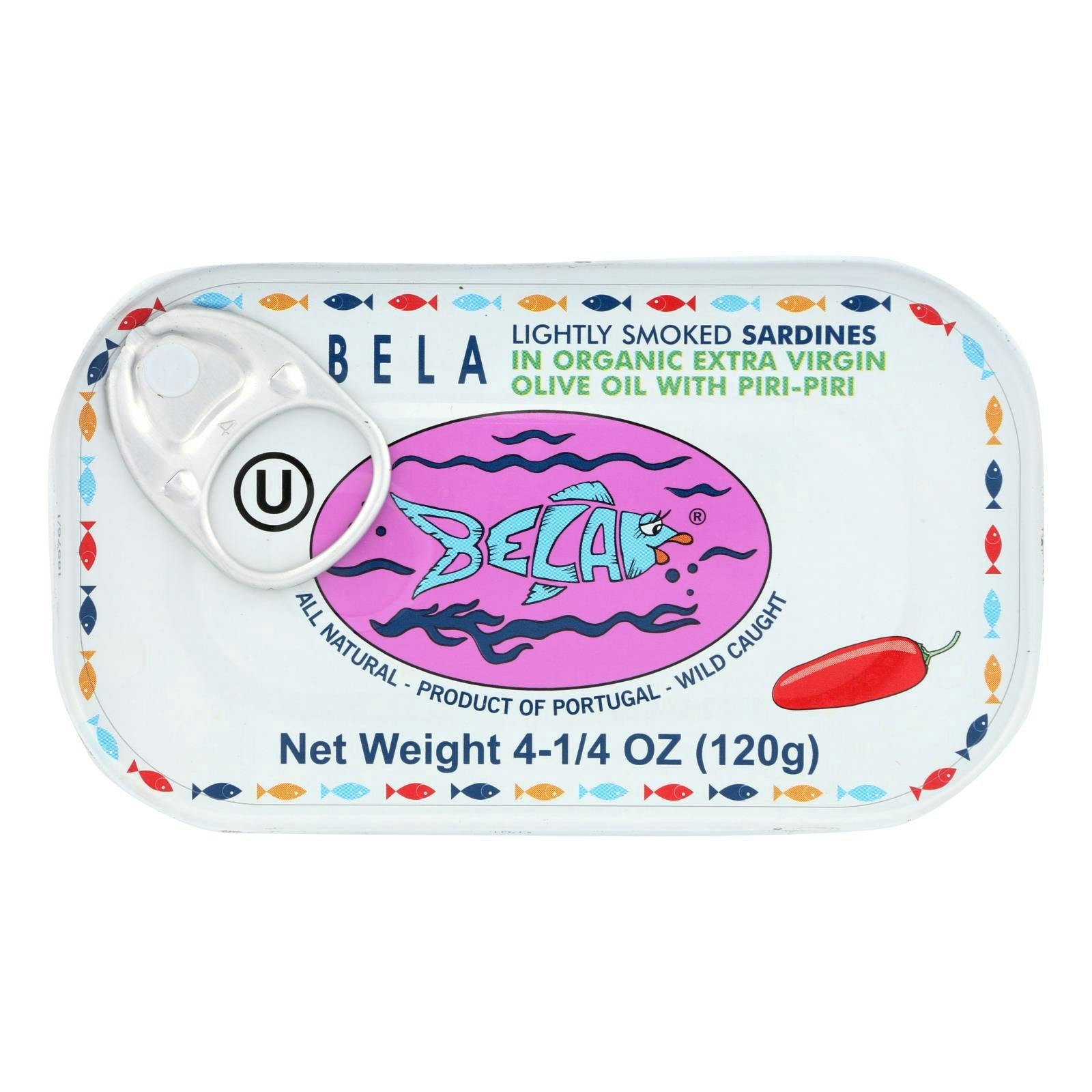 Bela - olhao Sardines - Sardines Piri Piri Smoke 4.23 oz (Pack of 12)