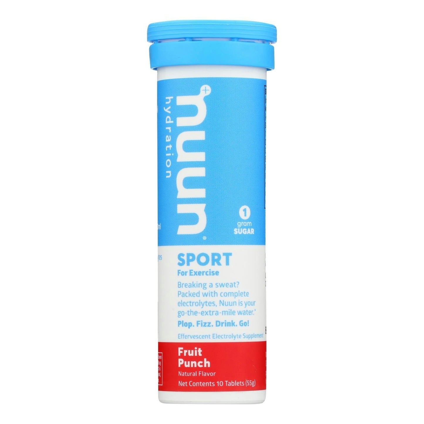 Nuun Hydration Drink Tab - Active - Fruit Punch - 10 Tablets (Pack of 8)