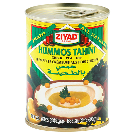 Ziyad Hummus Tahini Chickpea Dip 14 Oz (Pack of 6)