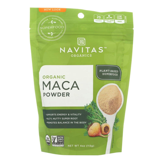 Navitas Naturals Maca Powder - Organic - 4 oz (Pack of 12)