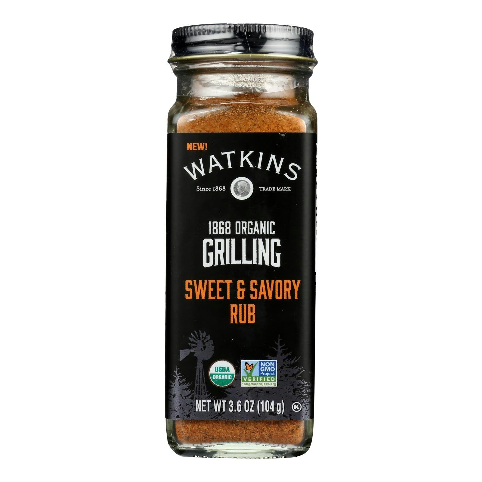 Watkins - Rub Sweet & Savory 3.6 oz (Pack of 3)