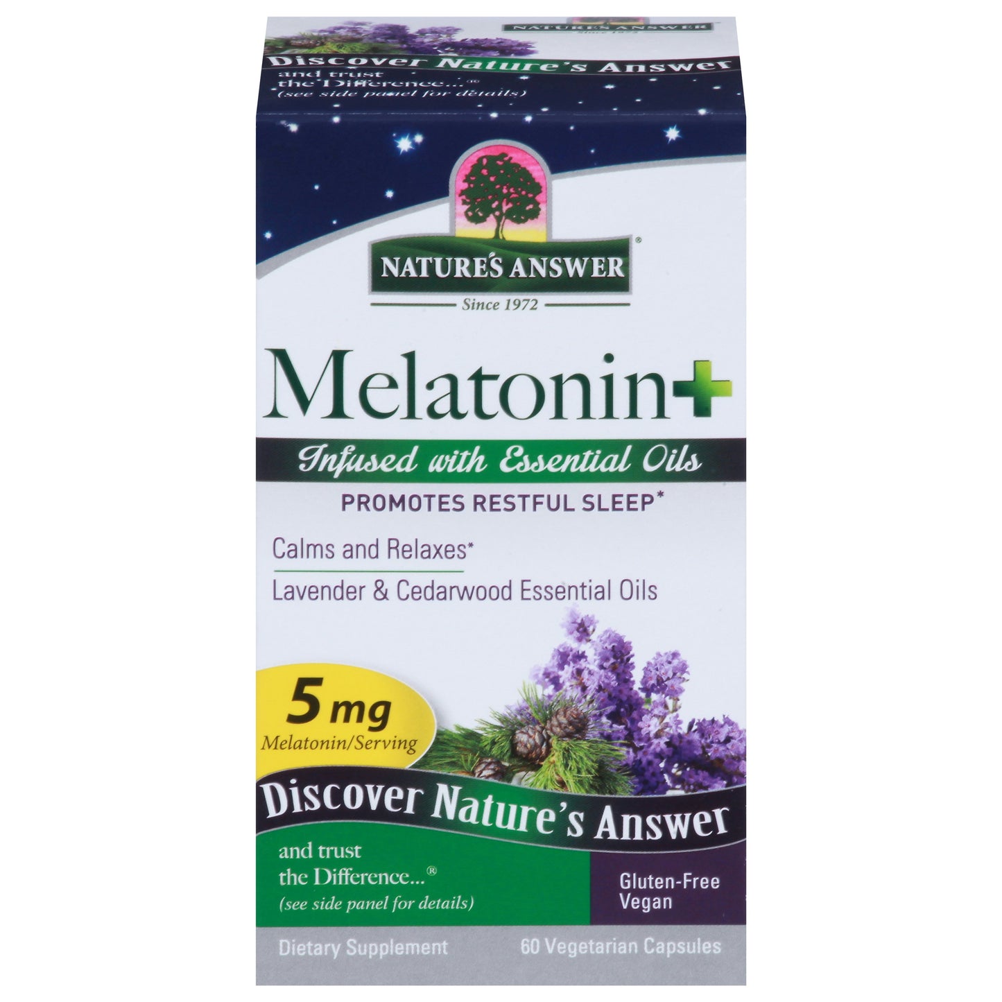 Natures Answer Melatonin 60 Vegan Capsules