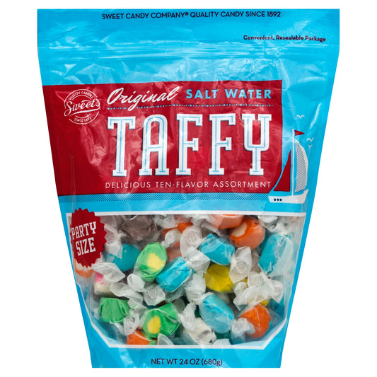 Sweet Candy Eb Candy Taffy Bag 24 Oz (Pack of 12)