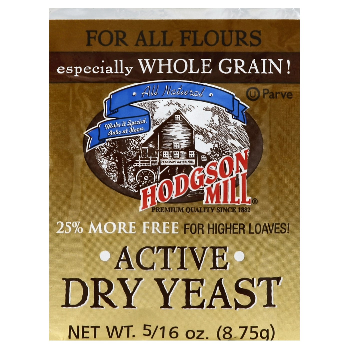 Hodgson Mill Yeast Active Dry Gluten Free 8.75 Gm (Pack Of 48)