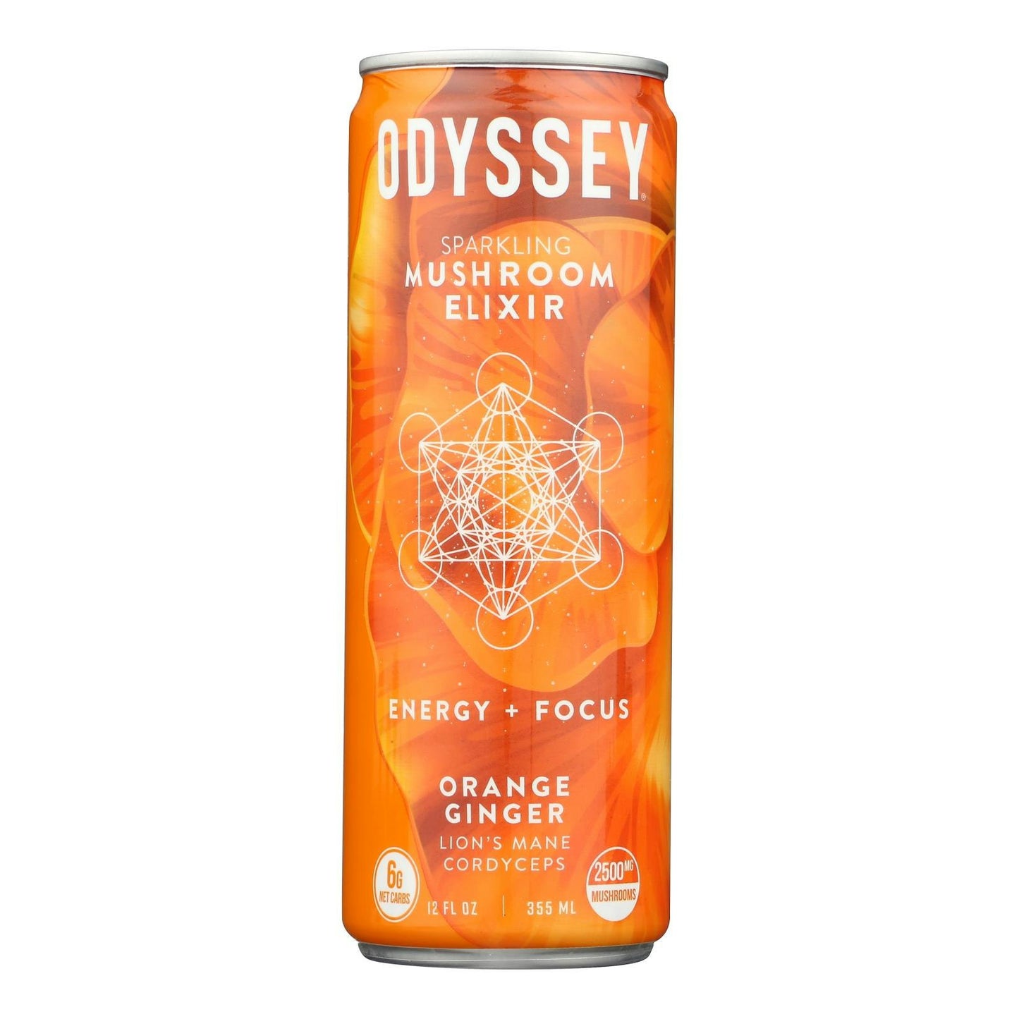 Odyssey - Sparkling Energy Orange Ginger 12 fl. oz (Pack of 12)