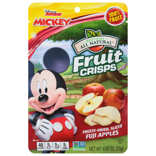 Brothers All Natural Fruit Crisp Apple Fuji 0.35 Oz Pack of 12