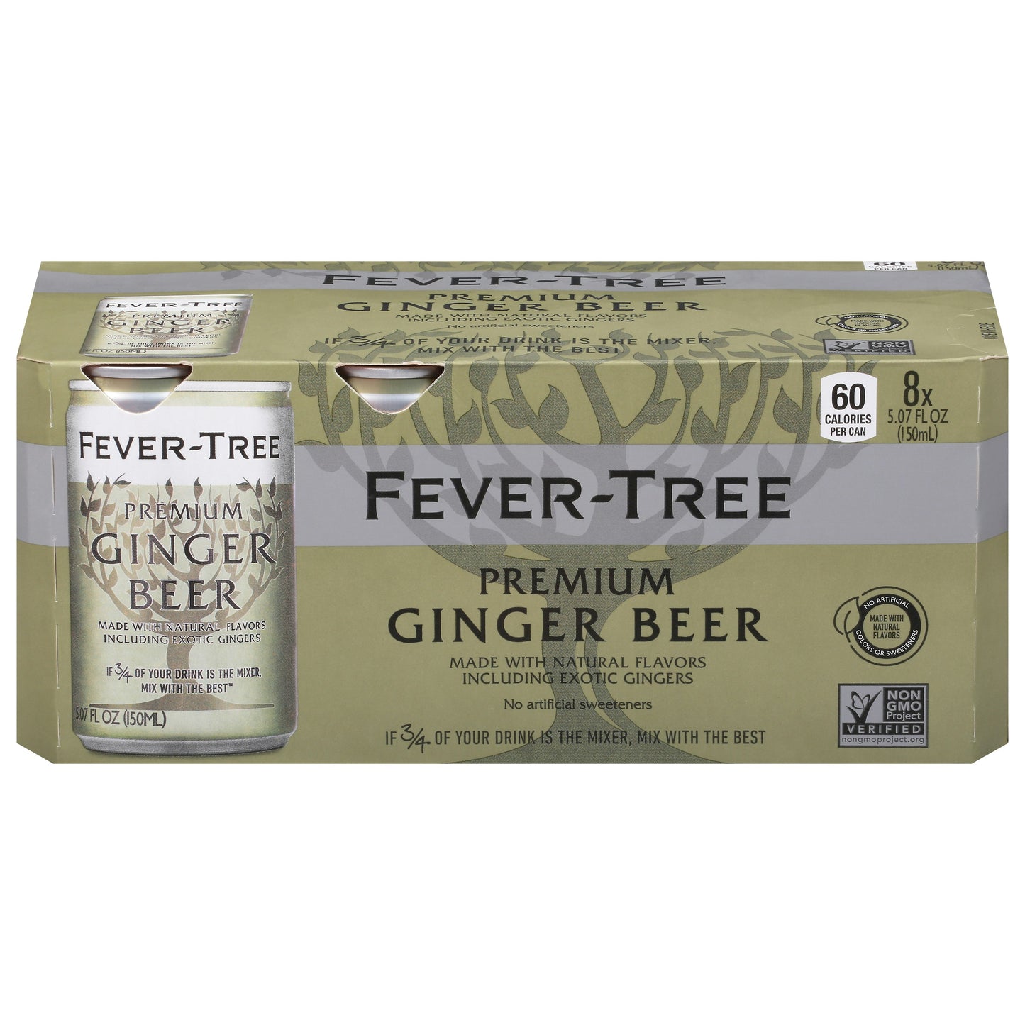 Fever Tree Ginger Beer Cans 40.56 FO (Pack Of 3)