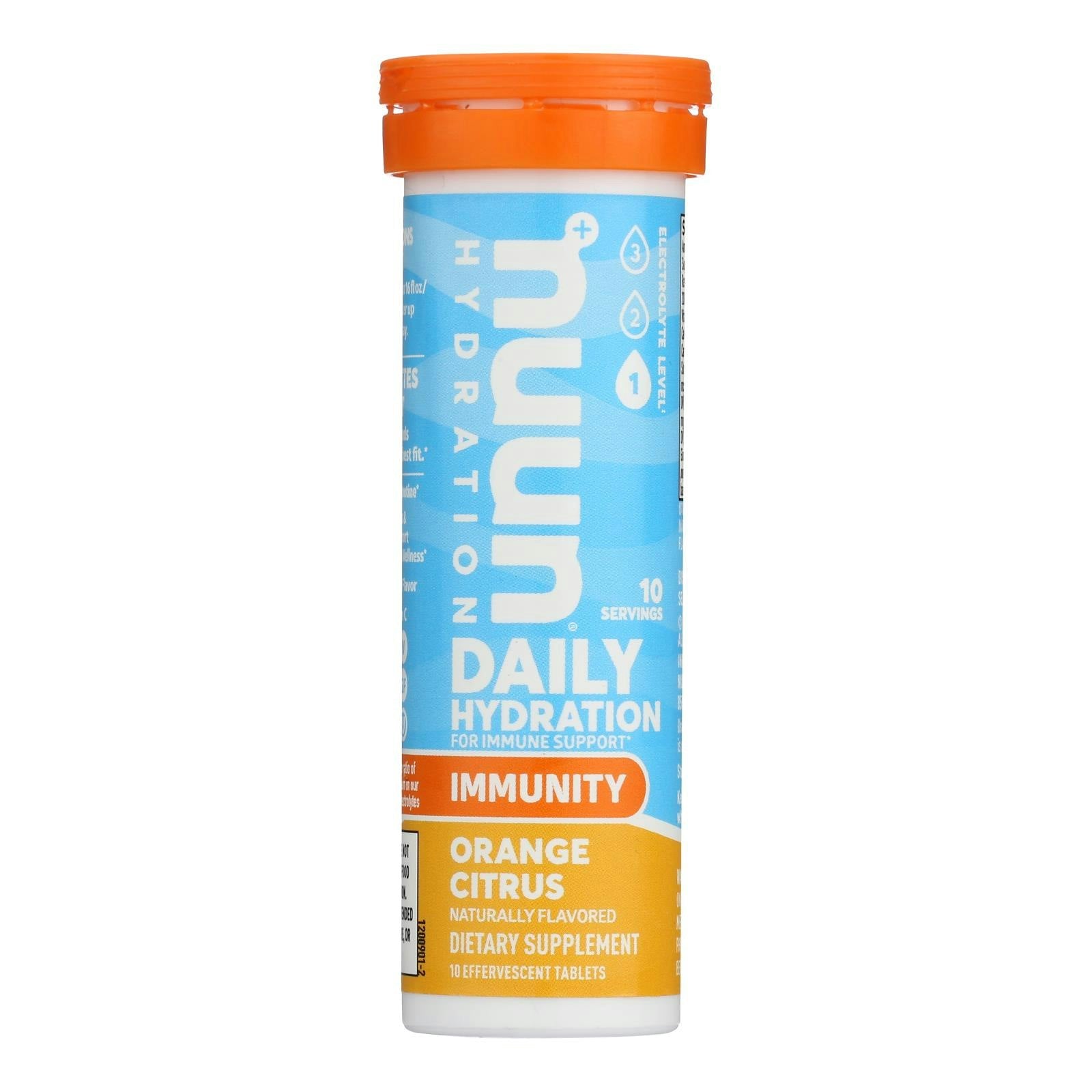 Nuun Hydration Drink Tab Immune Orange Citrus 10 Tablets (Pack of 8)